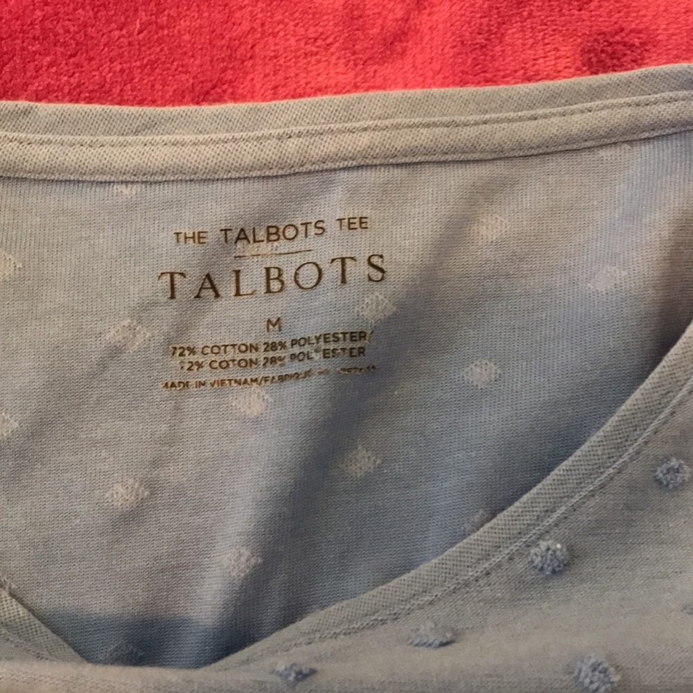 Talbots blue long sleeve size medium - Picture 3 of 5